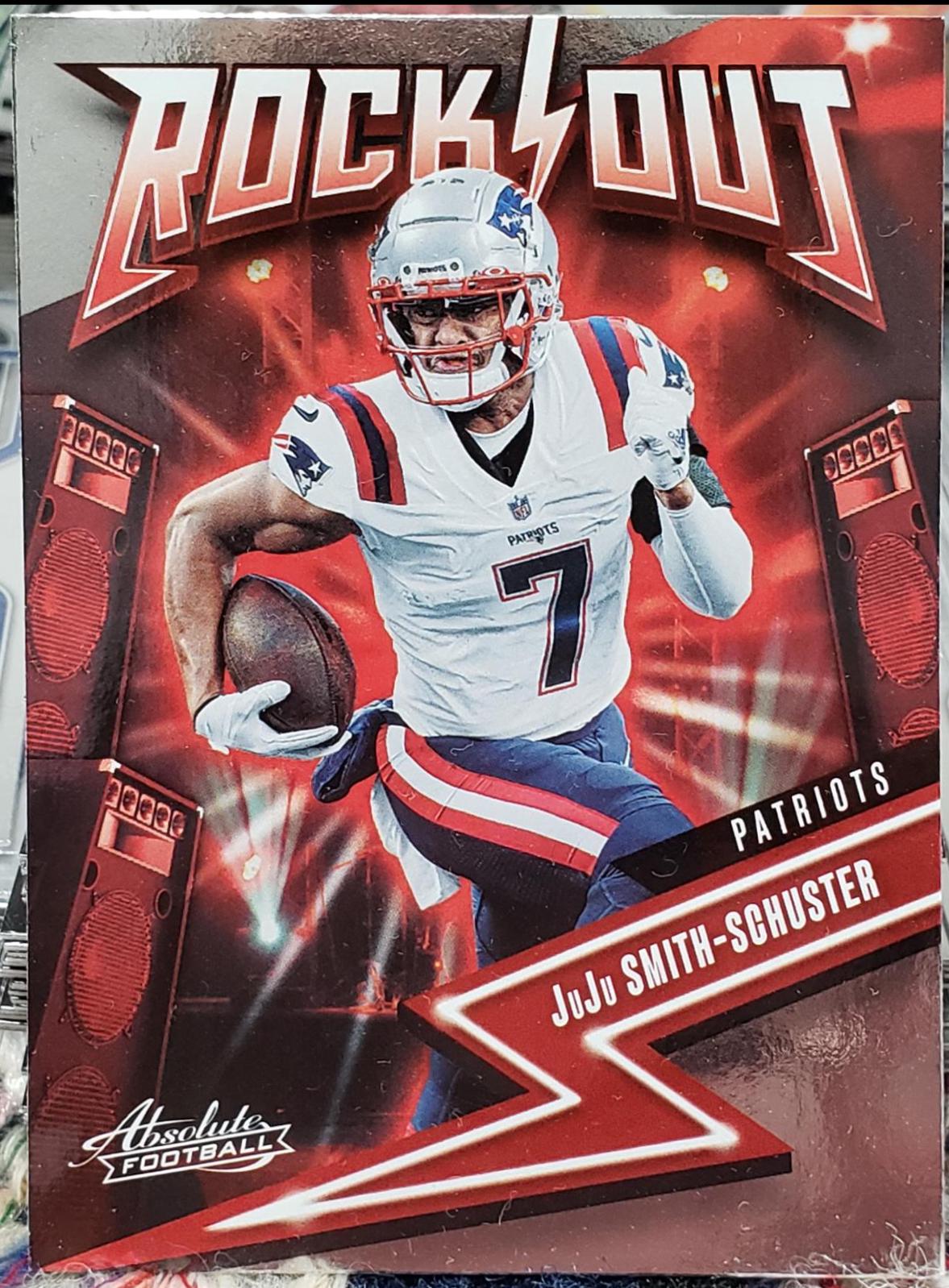 JuJu Smith Schuster #3 Football Cards 2023 Panini Absolute Rock Out