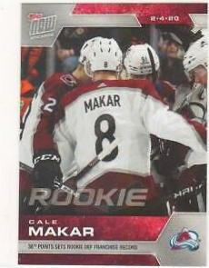 Cale Makar #162 Hockey Cards 2019 Topps Now NHL Stickers