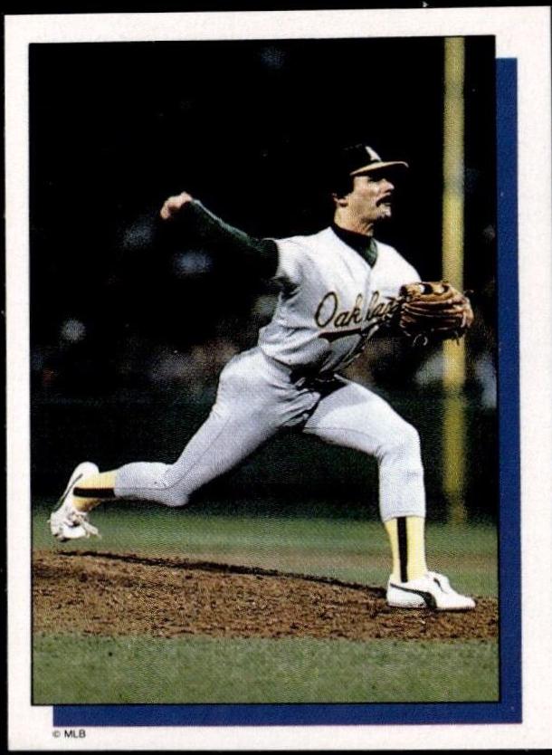 Dennis Eckersley #12 Baseball Cards 1989 Panini Stickers