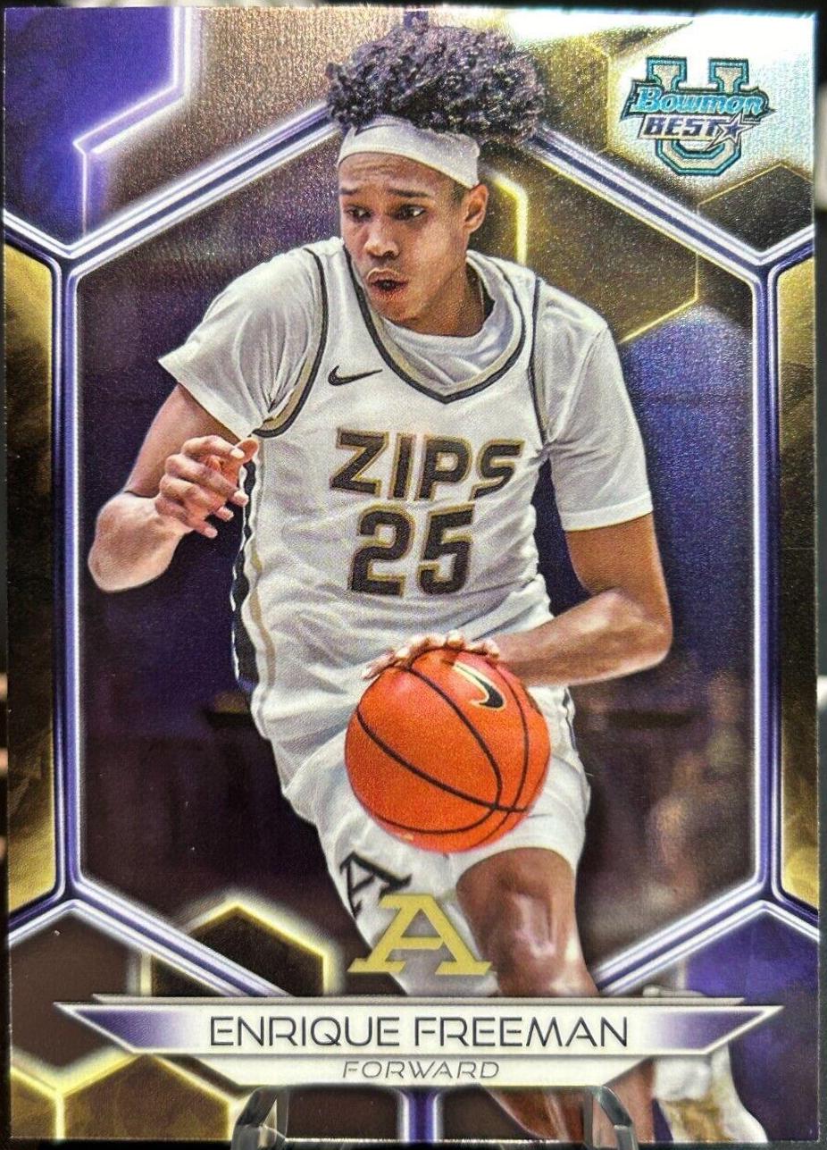 Enrique Freeman #1 Basketball Cards 2023 Bowman Best University