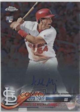 Alex Mejia #RA-AME Baseball Cards 2018 Topps Chrome Rookie Autograph
