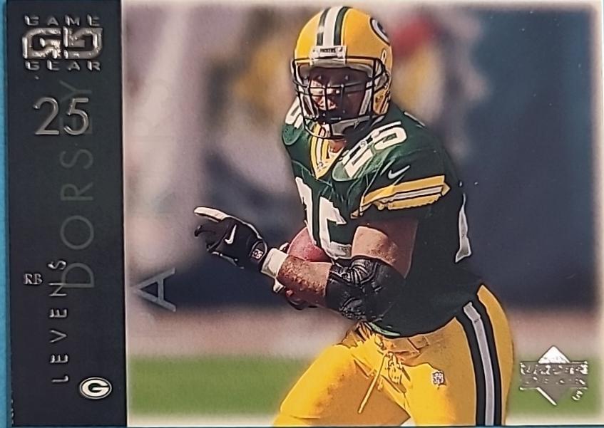 Dorsey Levens #32 Football Cards 2001 Upper Deck Game Gear