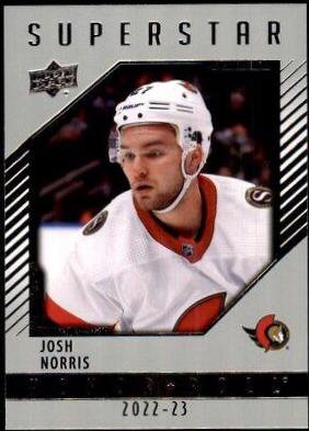 Josh Norris #HR-10 Hockey Cards 2022 Upper Deck Honor Roll