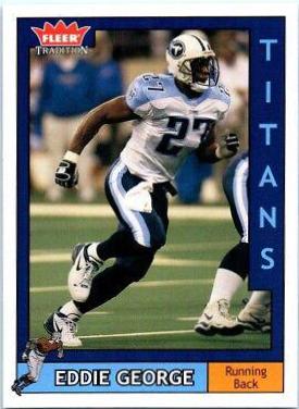 Eddie George #12 Football Cards 2003 Fleer Tradition