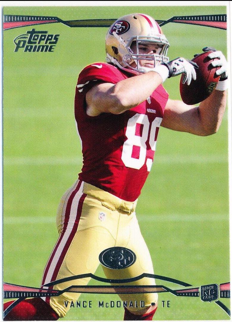 Vance McDonald #129 Football Cards 2013 Topps Prime