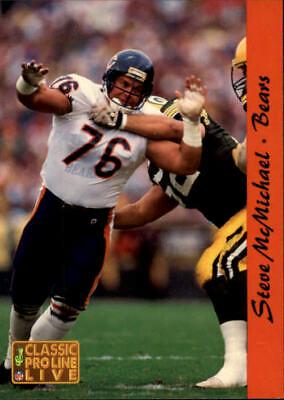 Steve McMichael #27 Football Cards 1993 Pro Line Live