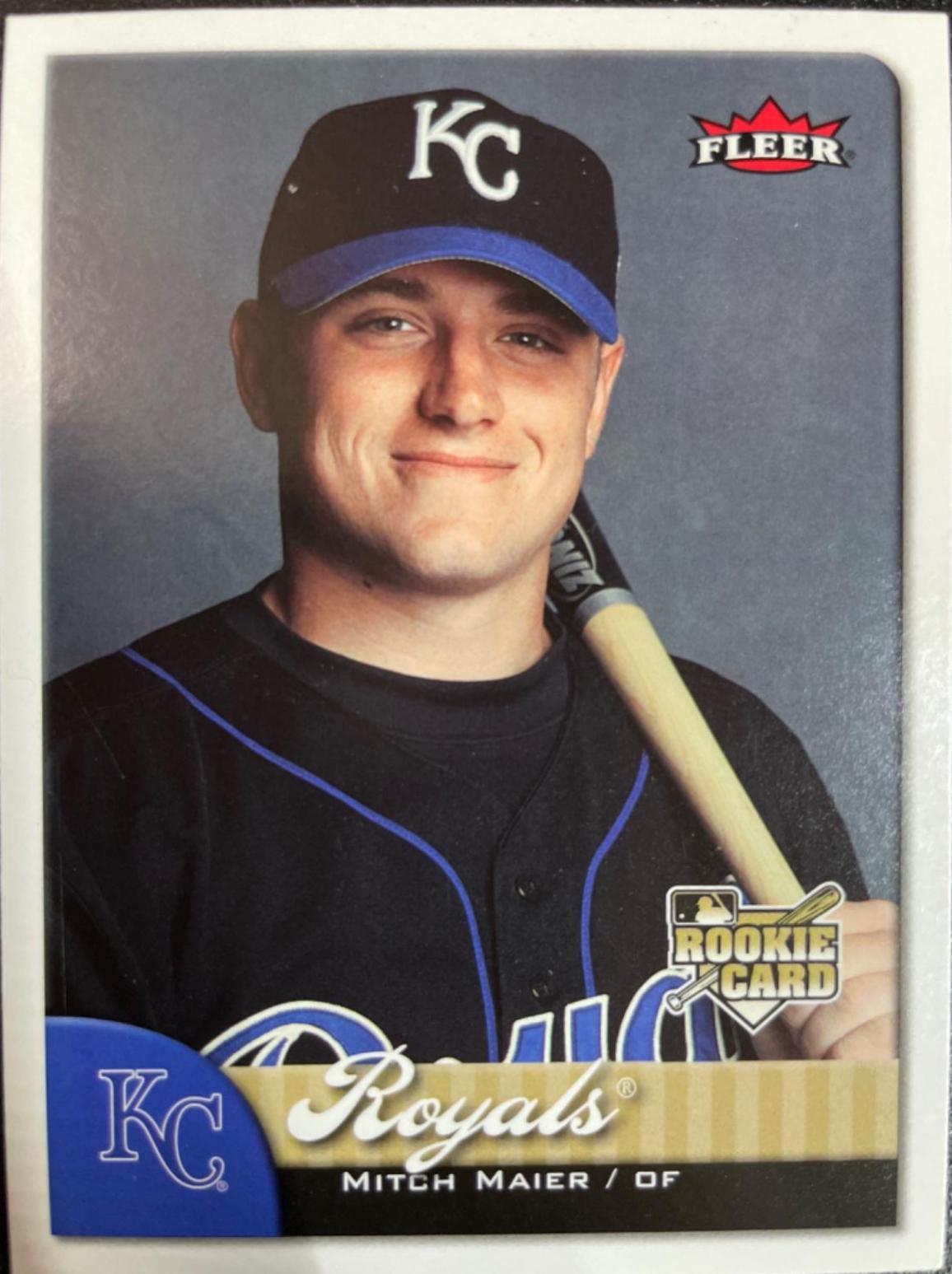 Mitch Maier #345 Baseball Cards 2007 Fleer