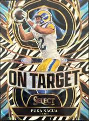 Puka Nacua [Zebra Prizm] #15 Prices | 2025 Panini Select On Target