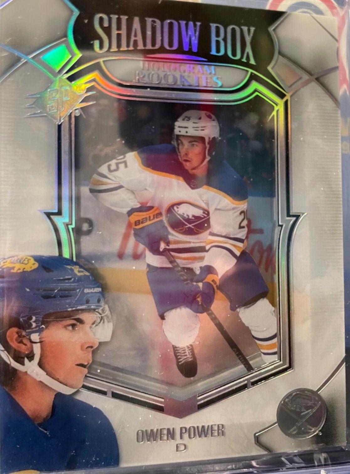 Owen Power #SB-21 Hockey Cards 2022 SPx Shadow Box