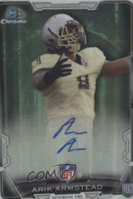 Arik Armstead #RCRA-AA Football Cards 2015 Bowman Chrome Rookie Refractor Autographs