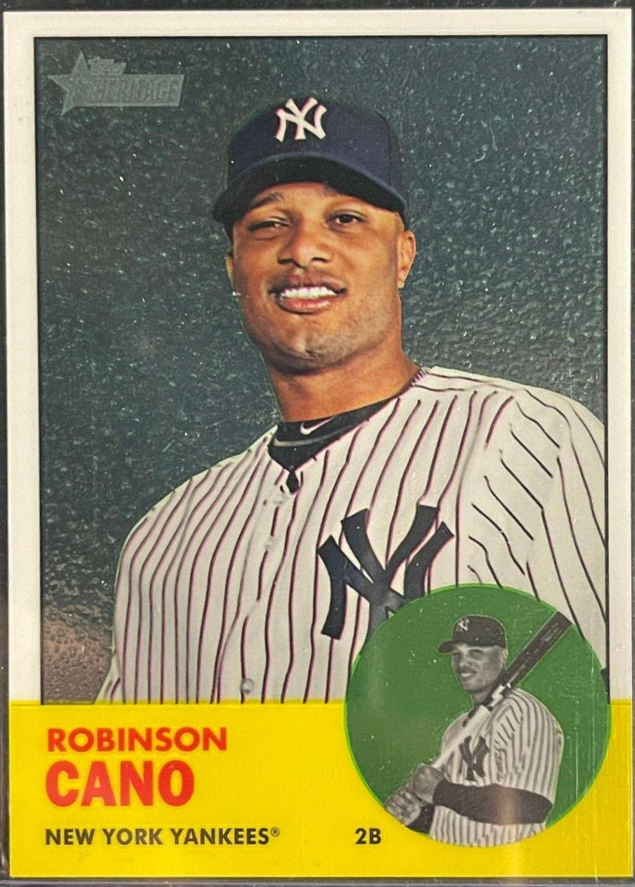 Robinson Cano #HP10 Baseball Cards 2012 Topps Heritage Chrome