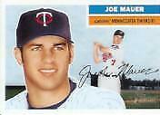 Joe Mauer #25 Baseball Cards 2005 Topps Heritage