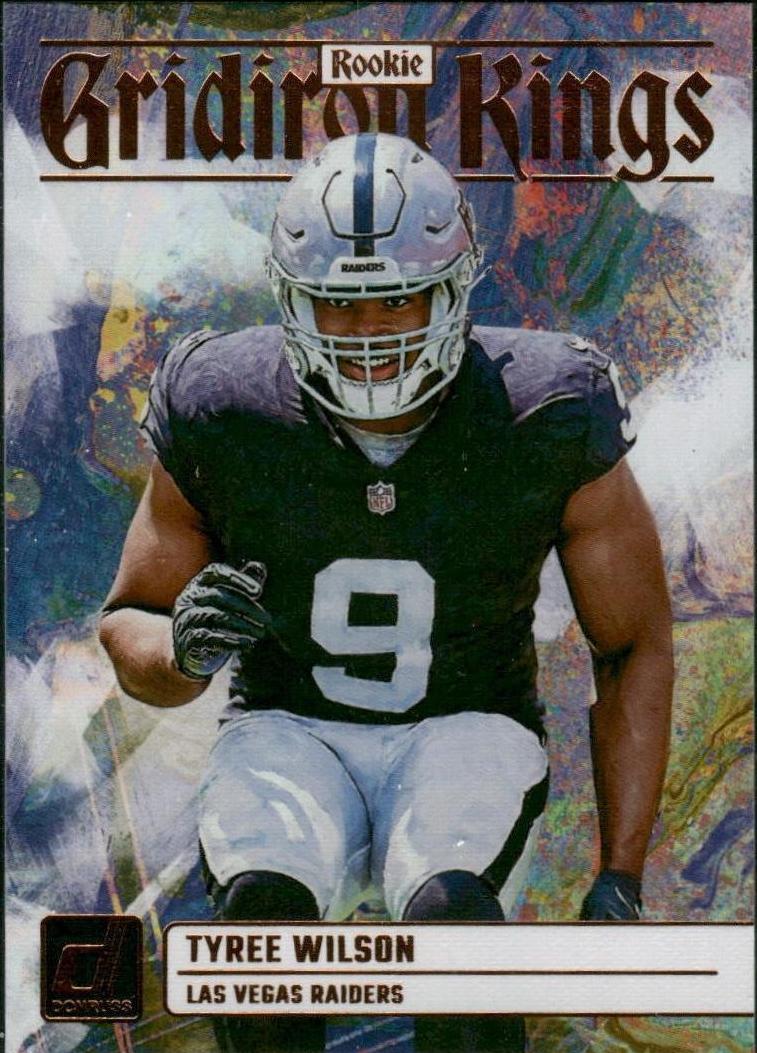 Tyree Wilson #RGK-3 Football Cards 2023 Panini Donruss Rookie Gridiron Kings