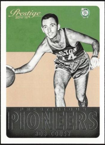 Bob Cousy #3 Basketball Cards 2014 Panini Prestige Prestigious Pioneers