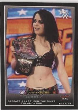 Paige #41 Wrestling Cards 2015 Topps WWE Road to Wrestlemania