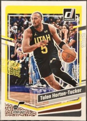 Talen Horton Tucker #49 Basketball Cards 2023 Panini Donruss