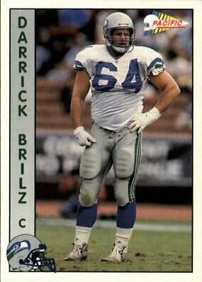 Darrick Brilz #617 Football Cards 1992 Pacific