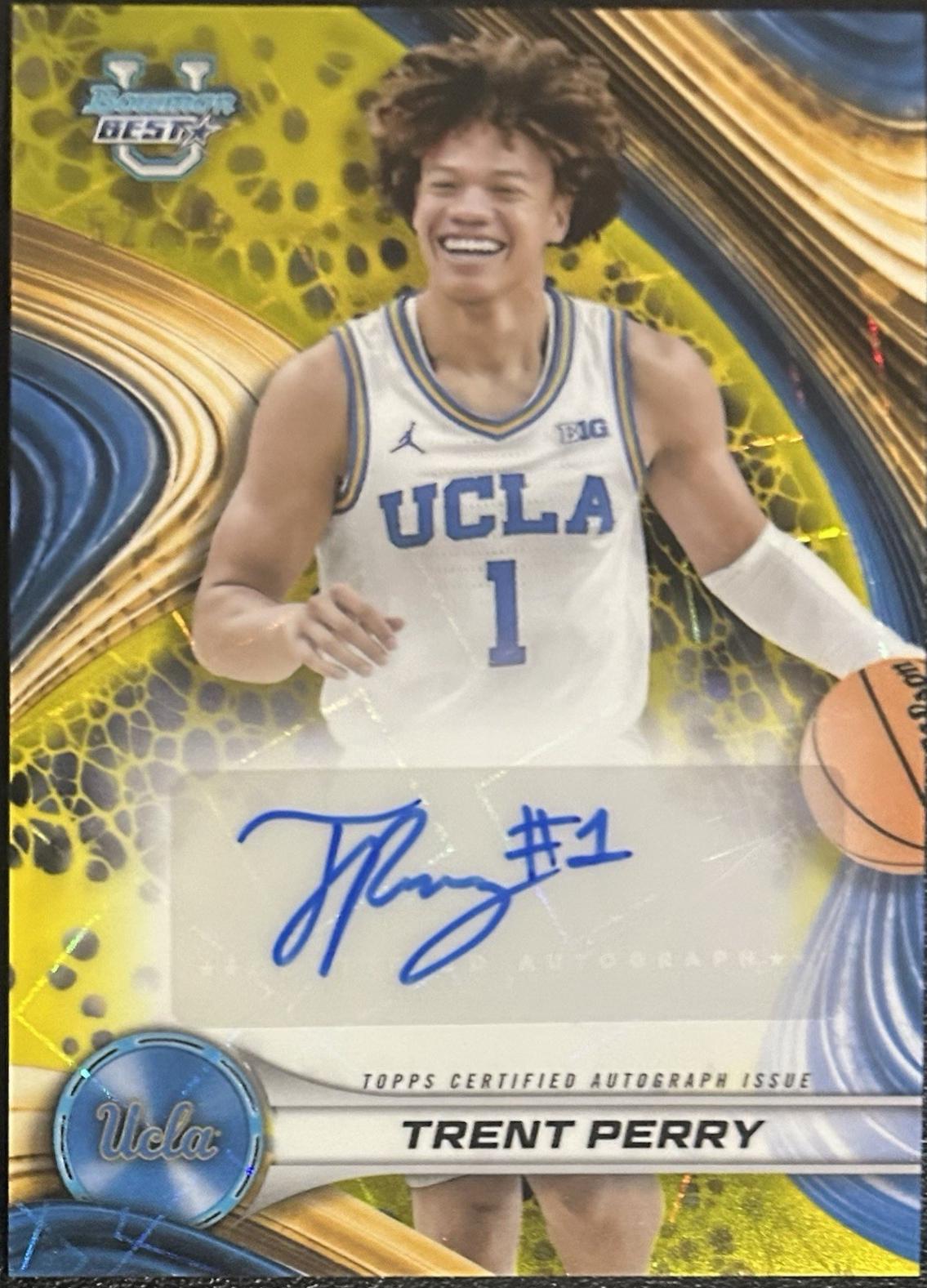 Trent Perry [Yellow Lazer Refractor] #B24-TP