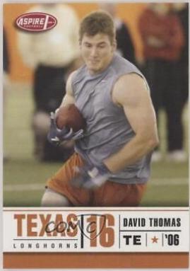 David Thomas #29 Football Cards 2006 Sage Aspire