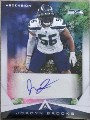 Jordyn Brooks #ASC-JBR 2021 Panini Chronicles Football Ascension Autographs