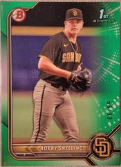 Robby Snelling [Green] #BD-82 Baseball Cards 2022 Bowman Draft Prices