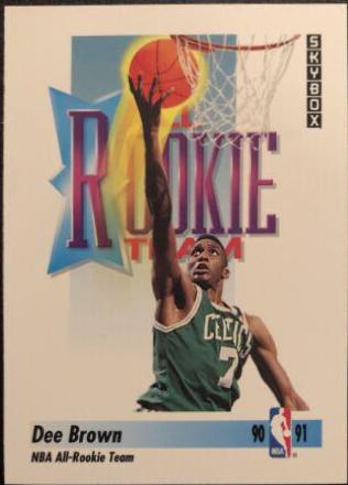 Dee Brown #322 Basketball Cards 1991 Skybox