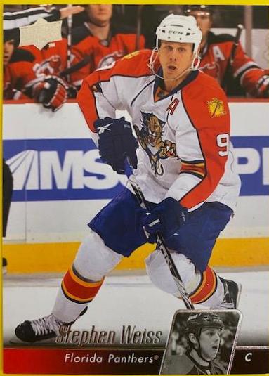 Stephen Weiss #118 Hockey Cards 2010 Upper Deck