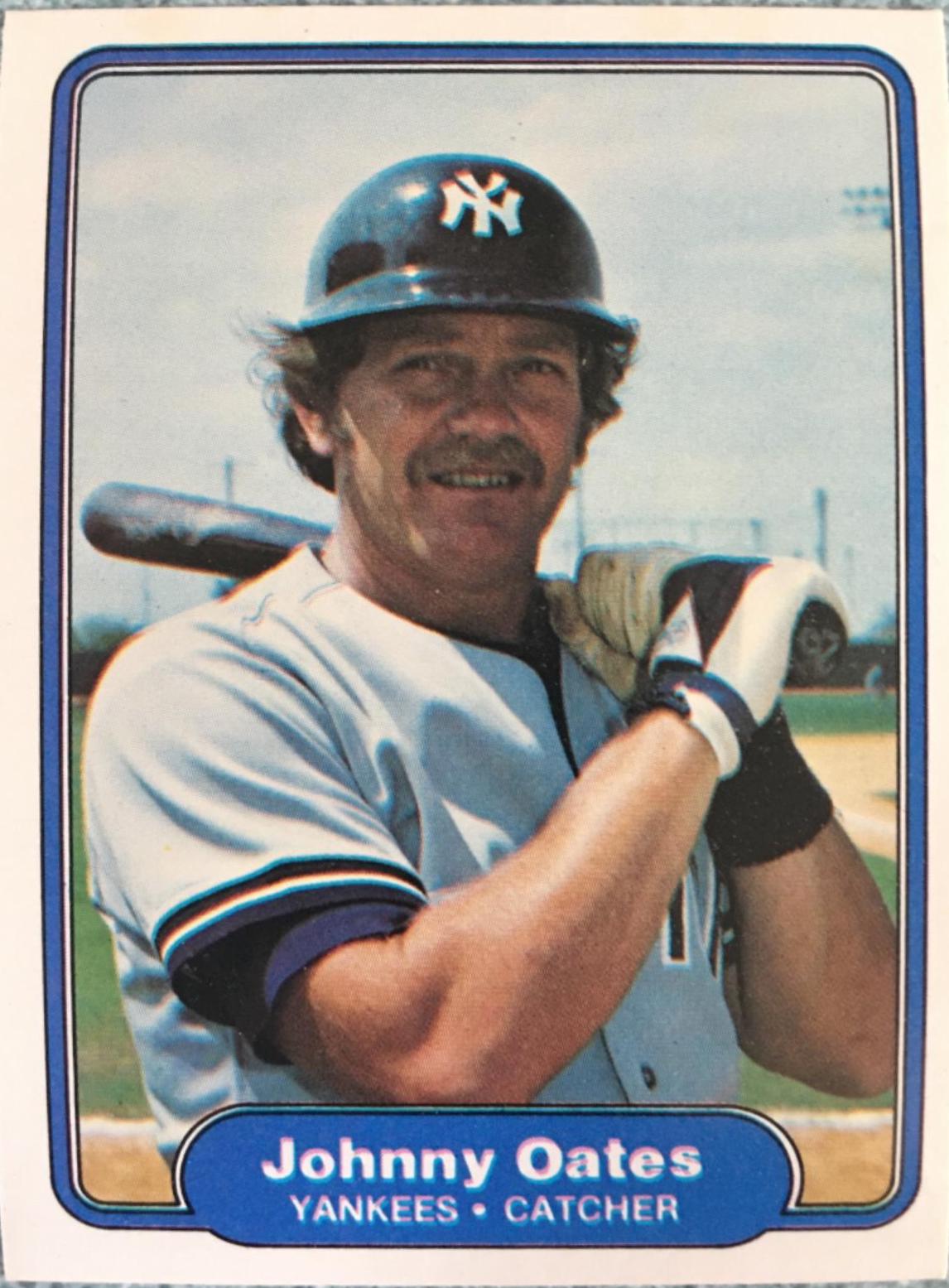 Johnny Oates #47 Baseball Cards 1982 Fleer