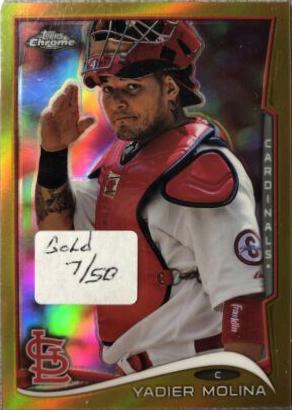 Yadier Molina [Gold Refractor] #16