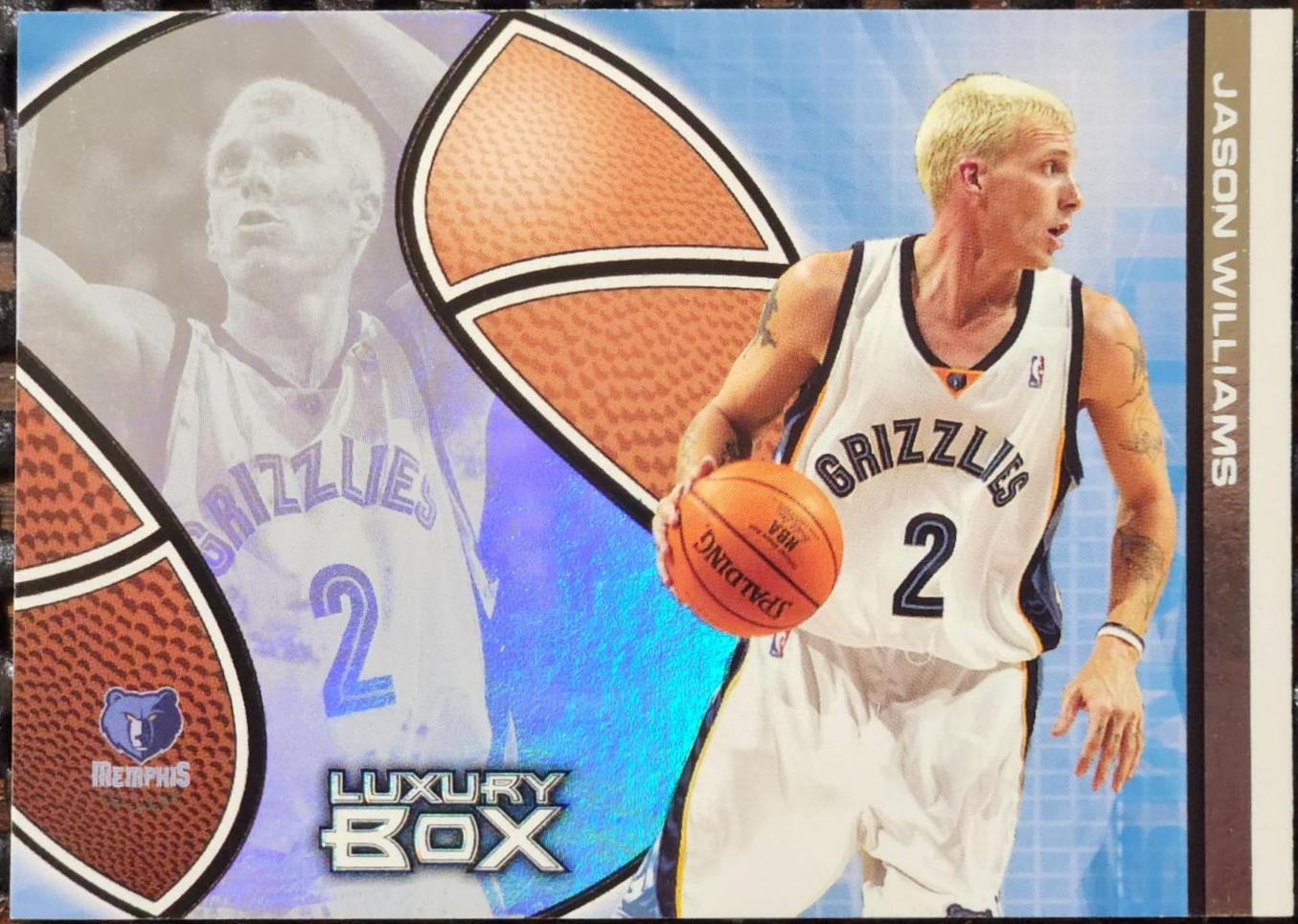 Jason Williams #60 Basketball Cards 2005 Topps Luxury Box