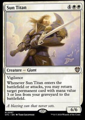Sun Titan (Magic Outlaws of Thunder Junction Commander)