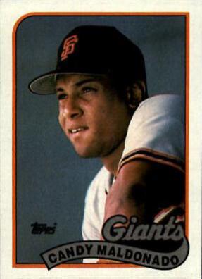 Candy Maldonado #495 Baseball Cards 1989 Topps