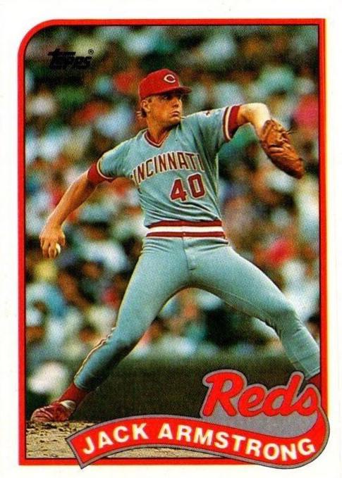 Jack Armstrong #317 Baseball Cards 1989 Topps
