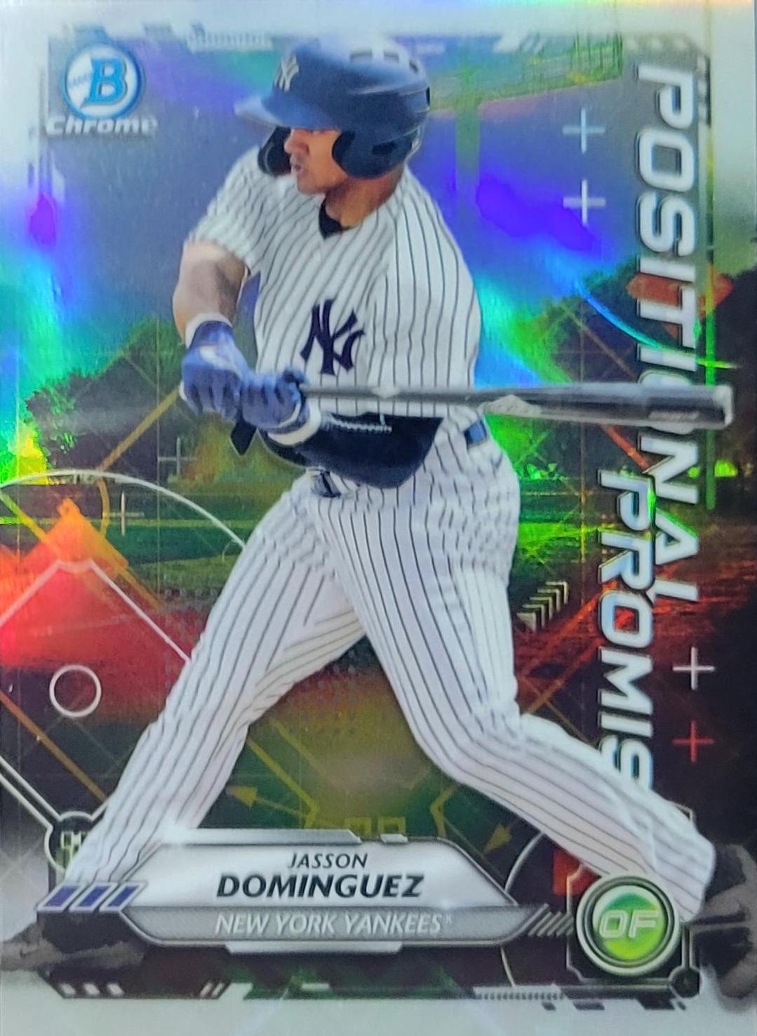 Jasson Dominguez #POS-JD Baseball Cards 2021 Bowman Positional Promise