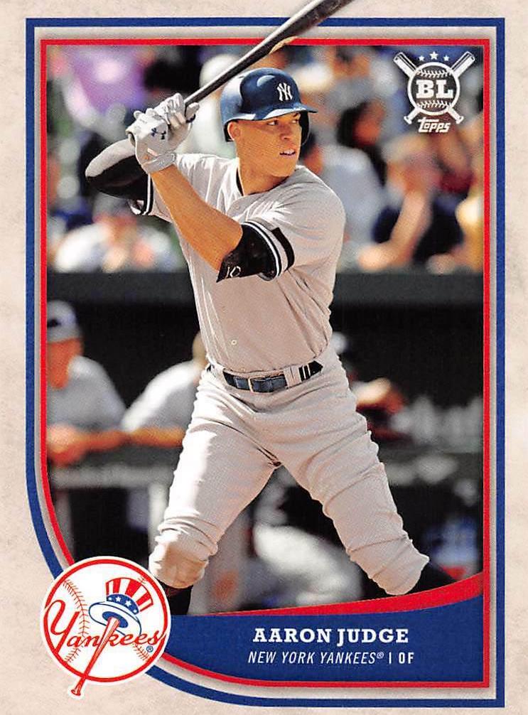 Aaron Judge #1 Baseball Cards 2018 Topps Big League