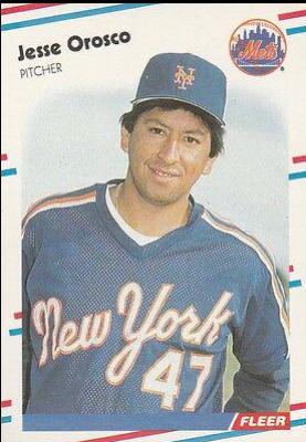 Jesse Orosco #148 Baseball Cards 1988 Fleer