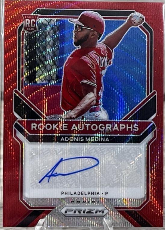 Adonis Medina #RA-AM 2021 Panini Prizm Baseball Rookie Autographs
