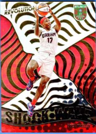 Erica Wheeler #10 Basketball Cards 2022 Panini Revolution WNBA Shock Wave