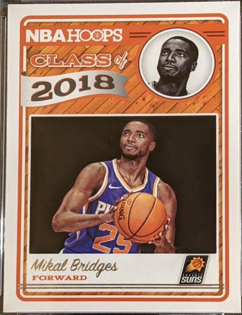 Mikal Bridges #10 Basketball Cards 2018 Panini Hoops Class of 2018