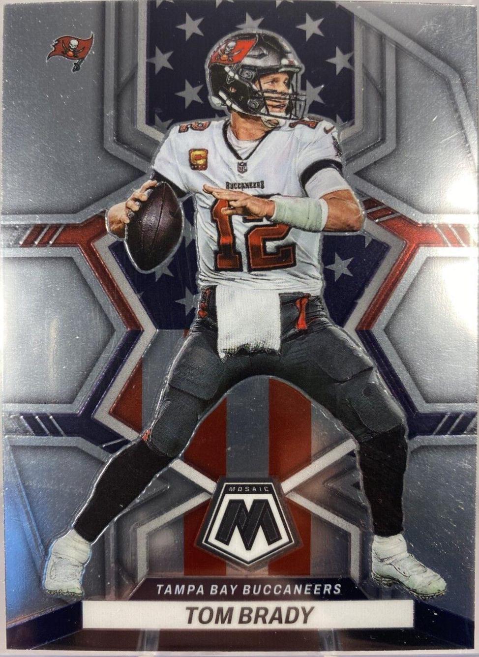 Tom Brady #251 Football Cards 2022 Panini Mosaic