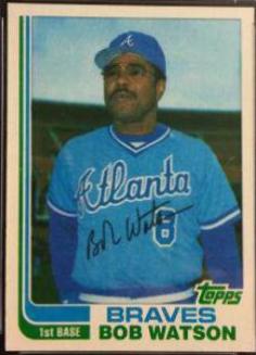 Bob Watson #125T Baseball Cards 1982 Topps Traded