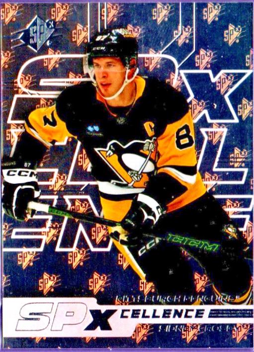 Sidney Crosby #XC-SC Hockey Cards 2024 SPx SPxCellence