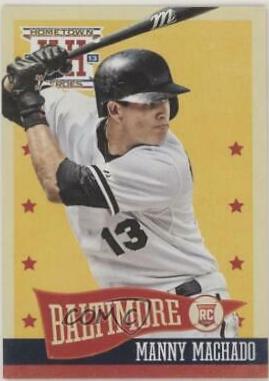 Manny Machado #195 Baseball Cards 2013 Panini Hometown Heroes