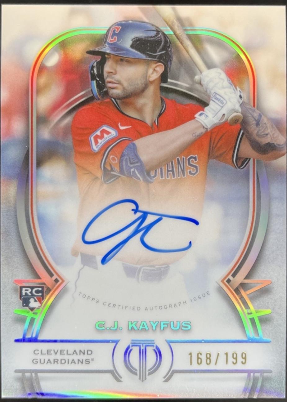 C.J. Kayfus #TA-CK 2026 Topps Tribute Baseball Tribute Autographs