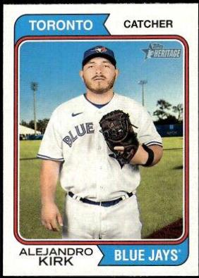 Alejandro Kirk #47 Baseball Cards 2023 Topps Heritage