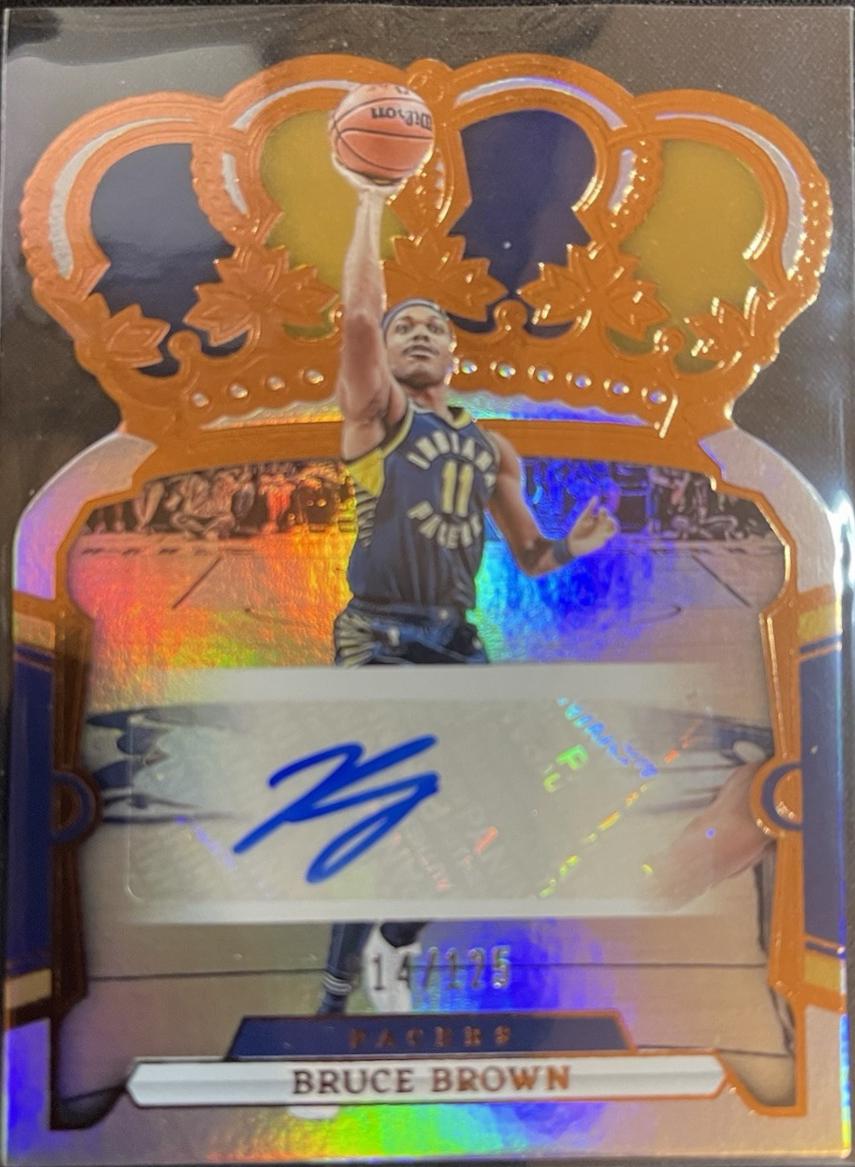 Bruce Brown #CA-BRU 2023-24 Panini Crown Royale Basketball Crown Autographs