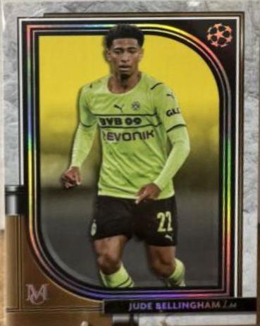 Jude Bellingham #62 Soccer Cards 2021 Topps Museum Collection UEFA Champions League