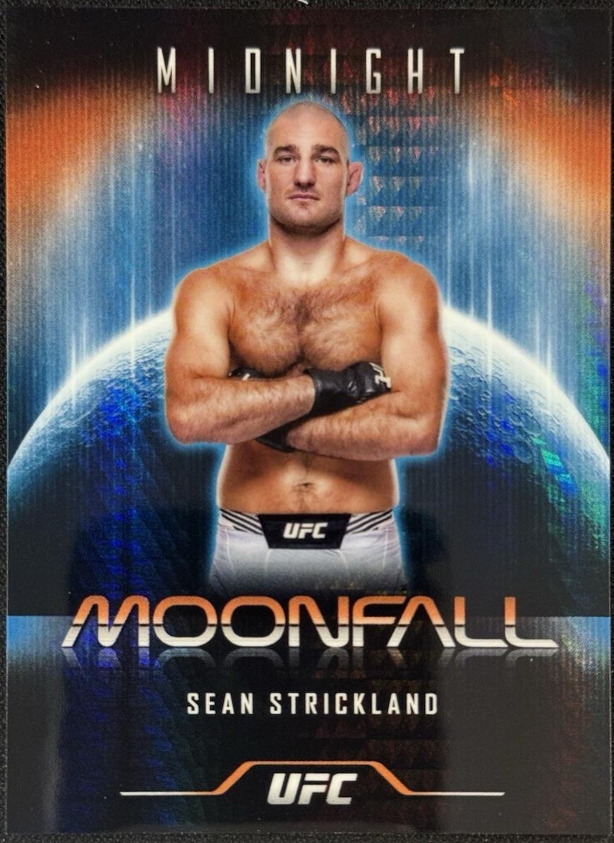 Sean Strickland #MF-12 Ufc Cards 2024 Topps Midnight UFC Moonfall