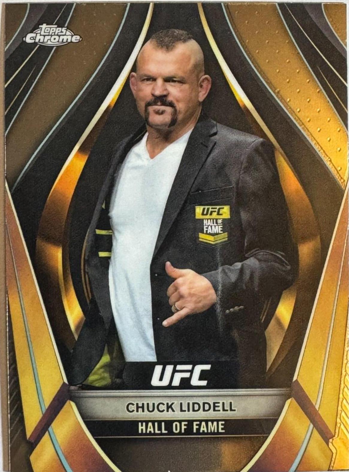 Chuck Liddell #EMB-10 Ufc Cards 2024 Topps Chrome UFC Embedded