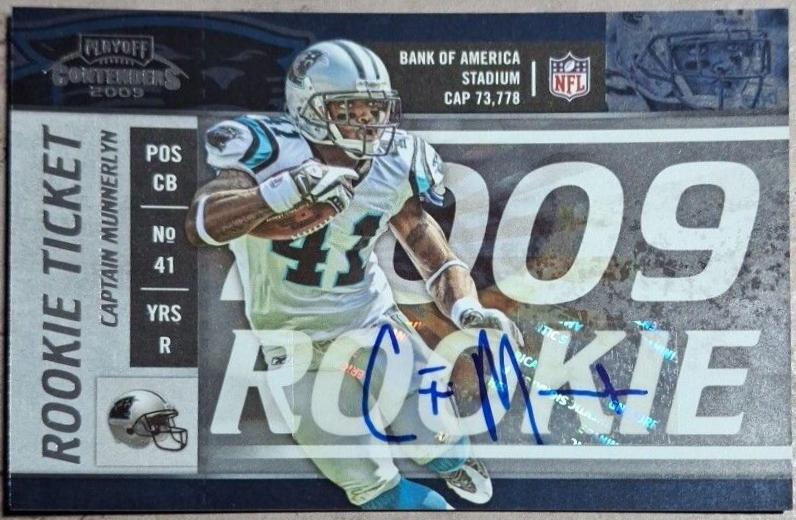 Captain Munnerlyn #153 2009 Playoff Contenders Football